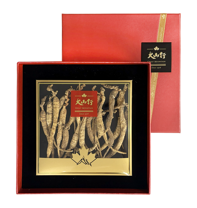 美國野山參精裝禮盒-250/兩(37.5g/盒)