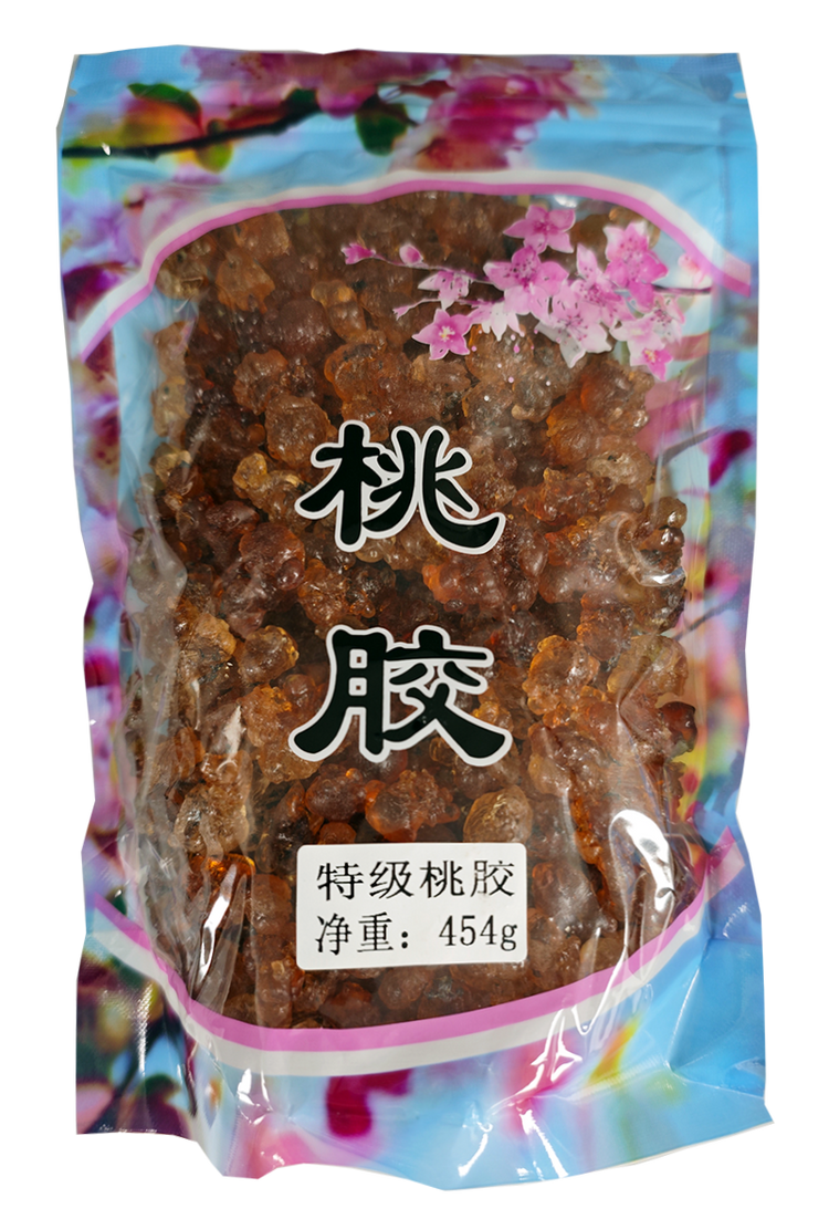 桃膠 （天然桃樹膠） (454g/袋）