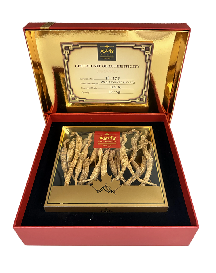 美國野山參精裝禮盒－250/兩（37.5g/盒）