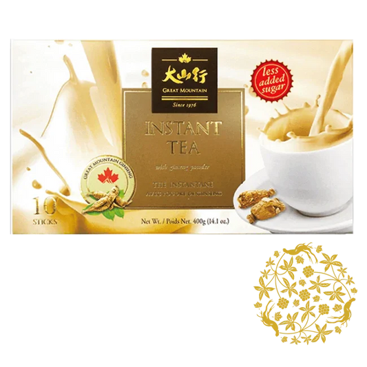 花旗參奶茶－少糖（33g*10/盒）