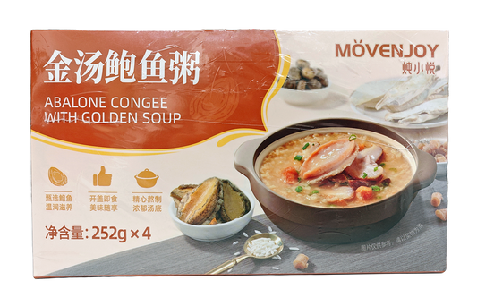 燉小悅－金湯鮑魚粥  (252g *4 /盒）