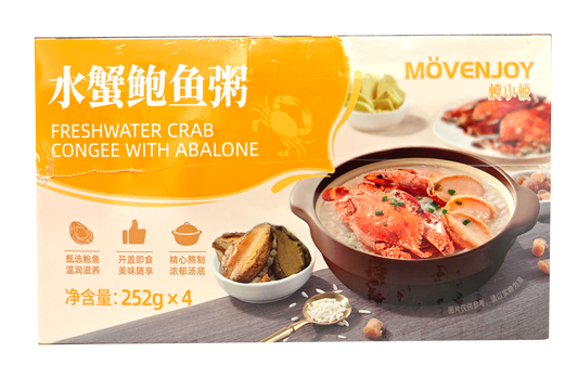 燉小悅 水蟹鮑魚粥 新鮮水蟹 頂級鮑魚 優質香米