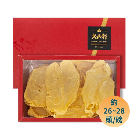 花膠禮盒（227g）, 每磅約26～28頭