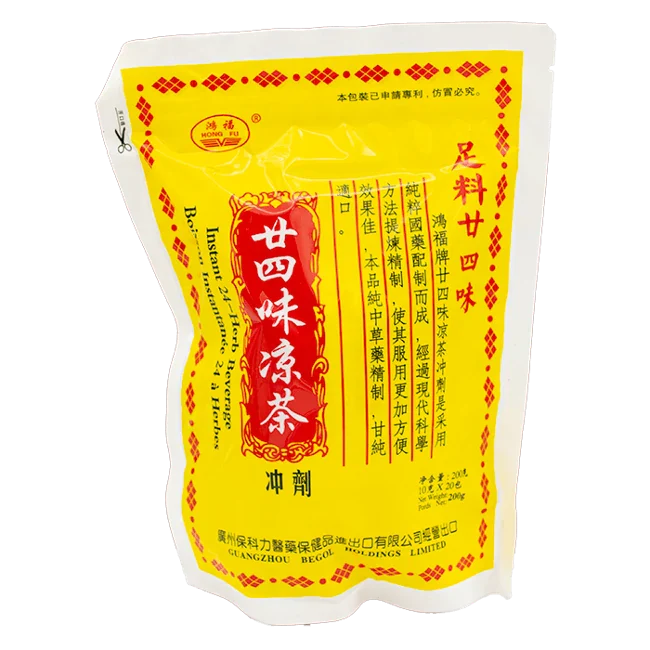 鴻福－廿四味涼茶沖劑（20包/袋）