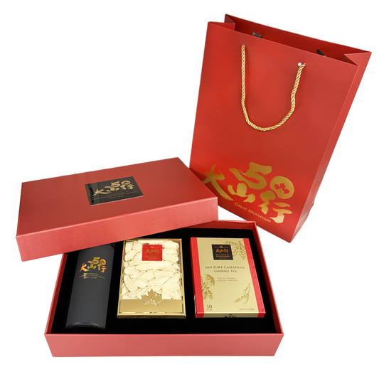 大山行 50週年限量禮盒｜購買西洋參滿 $199 加 $20 換購